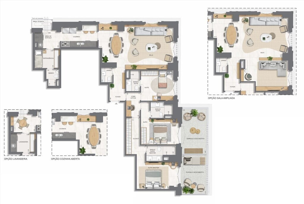 Apartamento, 3 quartos, 131 m² - Foto 61