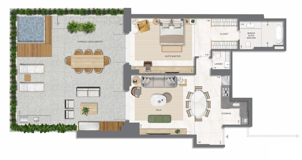 Apartamento, 3 quartos, 131 m² - Foto 56
