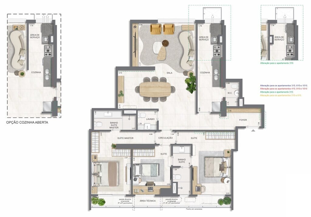 Apartamento, 3 quartos, 131 m² - Foto 44