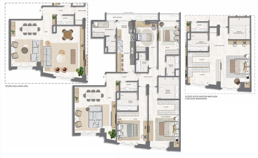 Apartamento, 3 quartos, 131 m² - Foto 69
