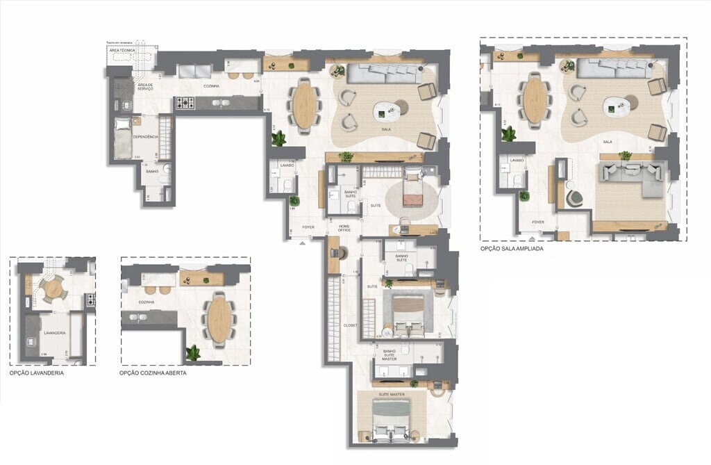 Apartamento, 4 quartos, 211 m² - Foto 48