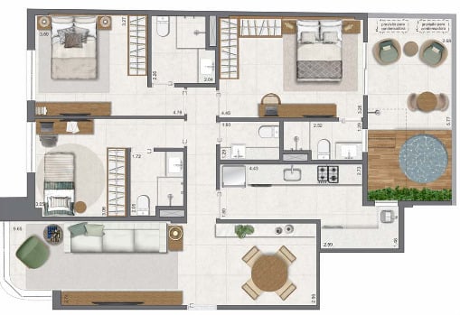Apartamento, 3 quartos, 109 m² - Foto 27