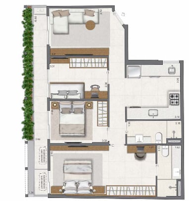 Apartamento, 3 quartos, 109 m² - Foto 25