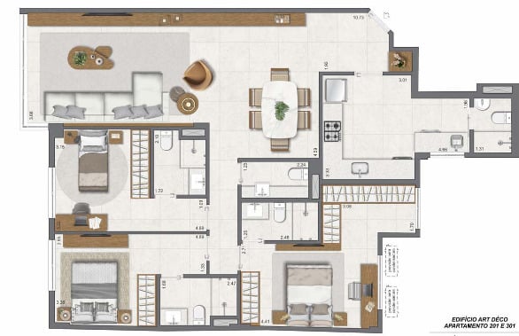 Apartamento, 3 quartos, 109 m² - Foto 34
