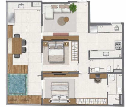 Apartamento, 3 quartos, 109 m² - Foto 26