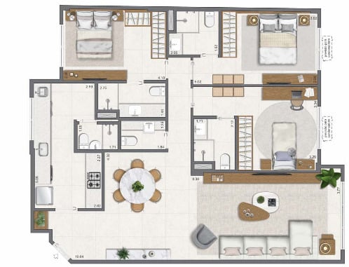 Apartamento, 3 quartos, 109 m² - Foto 28