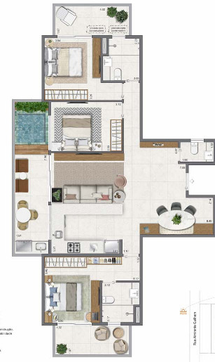 Apartamento, 3 quartos, 109 m² - Foto 29