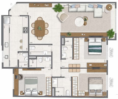 Apartamento, 3 quartos, 109 m² - Foto 31