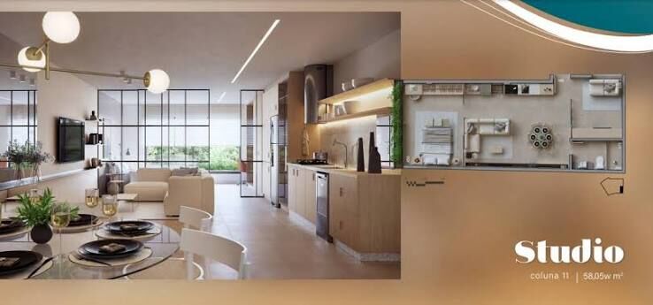 Apartamento, 1 quarto, 58 m² - Foto 6