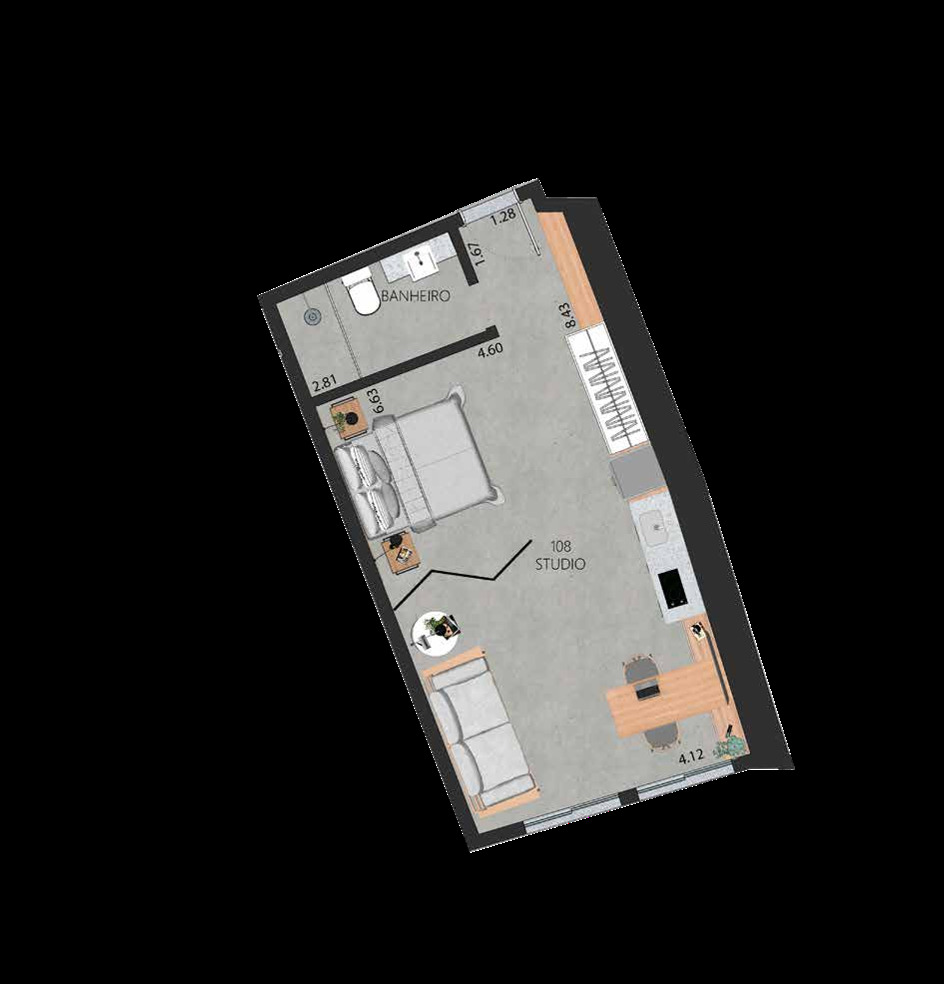 Apartamento, 1 quarto, 58 m² - Foto 30