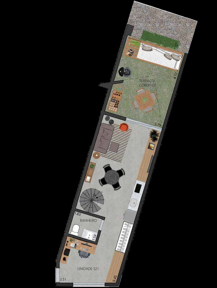 Apartamento, 1 quarto, 58 m² - Foto 44