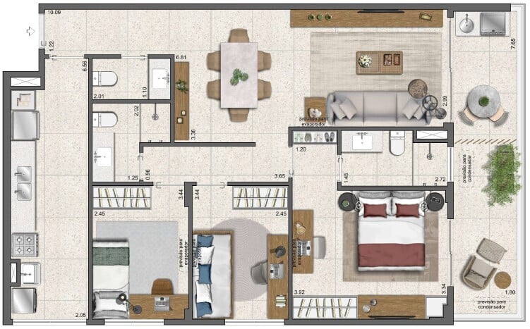 Apartamento, 3 quartos, 126 m² - Foto 37