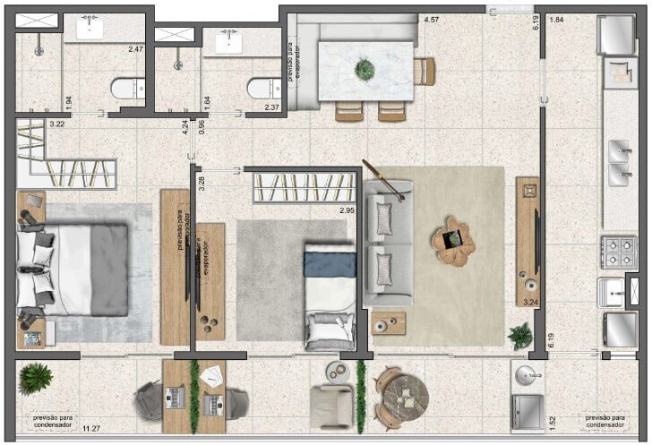 Apartamento, 3 quartos, 126 m² - Foto 33