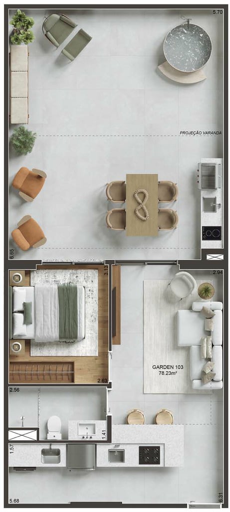 Apartamento, 2 quartos, 70 m² - Foto 24