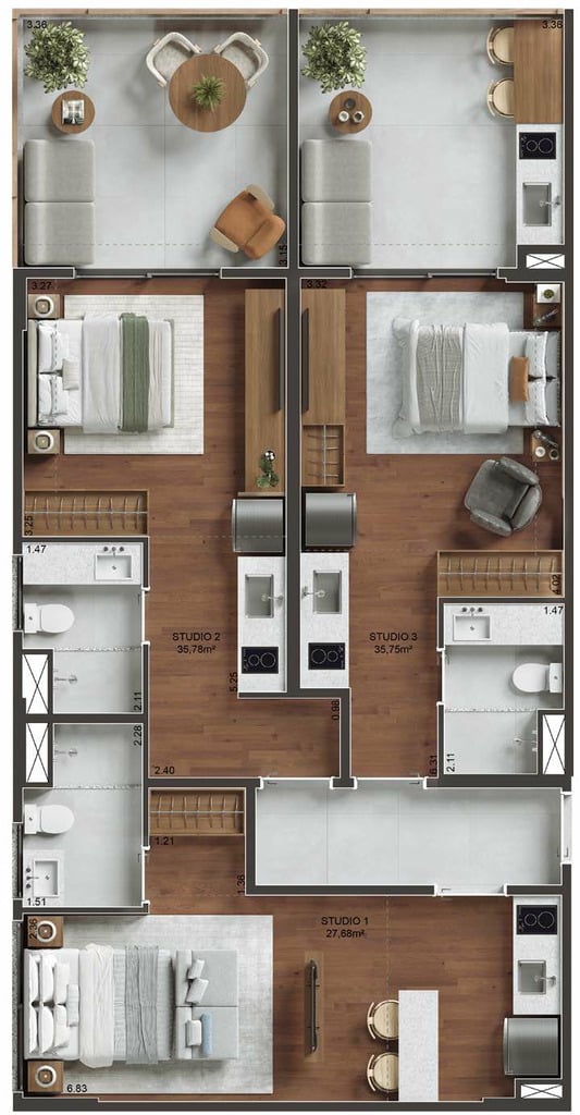 Apartamento, 2 quartos, 70 m² - Foto 26