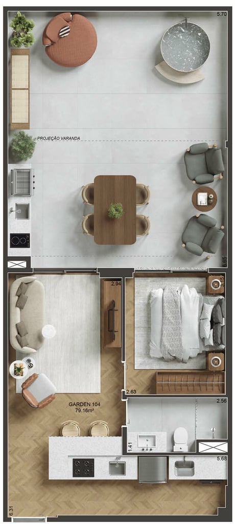 Apartamento, 2 quartos, 70 m² - Foto 25