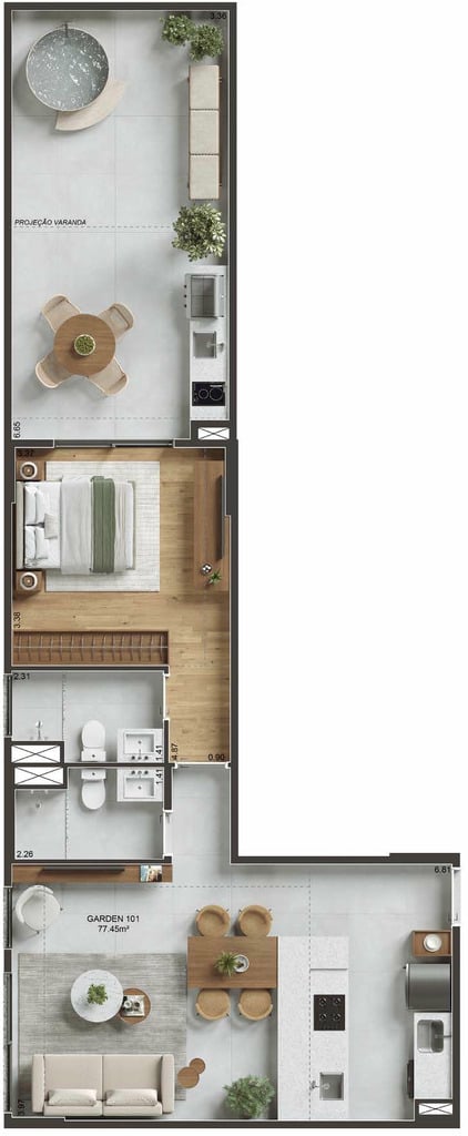 Apartamento, 2 quartos, 70 m² - Foto 22
