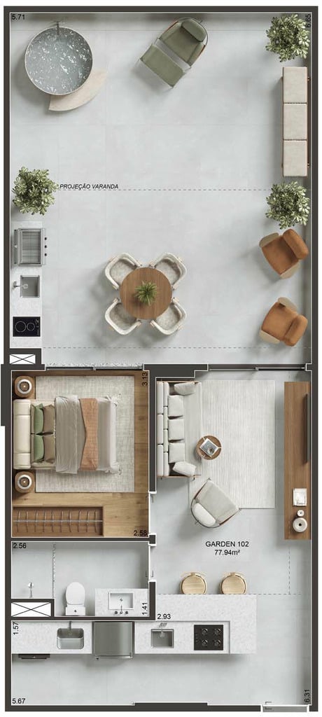 Apartamento, 2 quartos, 70 m² - Foto 23