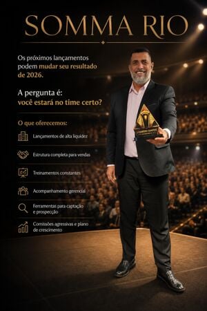 SOMMA RIO CONTRATA CORRETORES DE ALTO PADRÃO Oportunidade de Carreira no Mercado Imobiliário de Luxo do Rio de Janeiro
