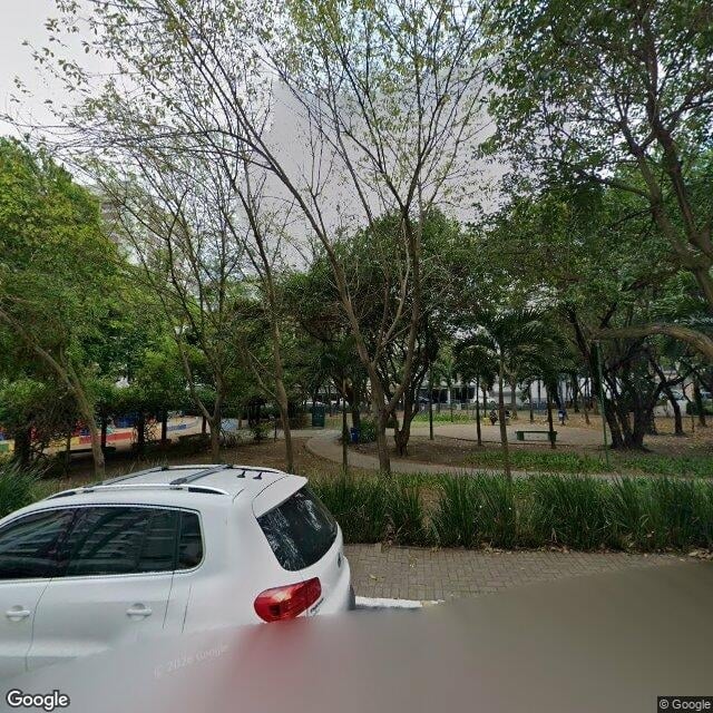 Imagem estática do "Street View" da localização