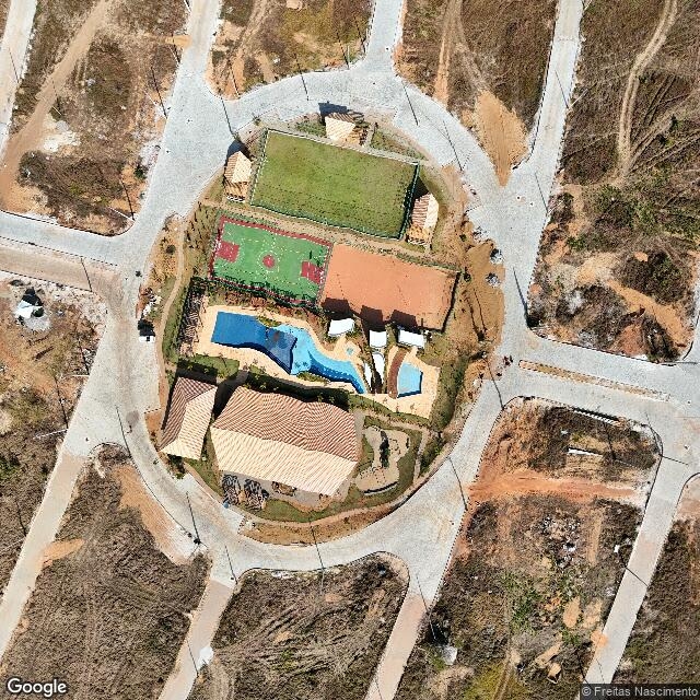 Imagem estática do "Street View" da localização