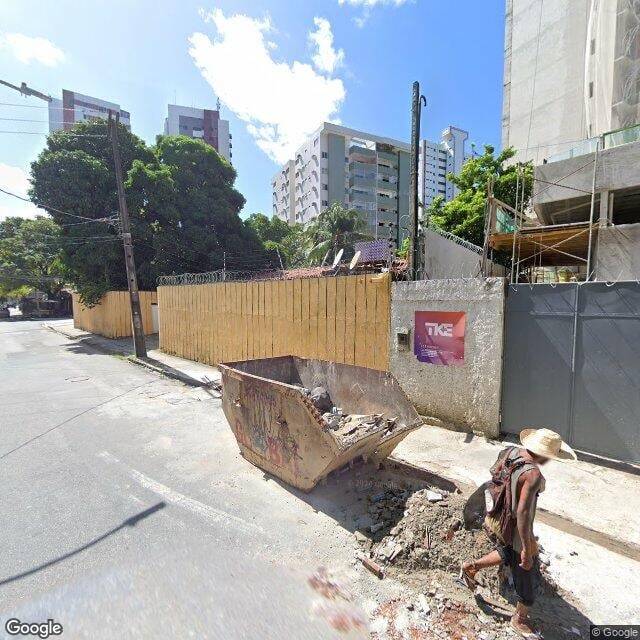 Imagem estática do "Street View" da localização