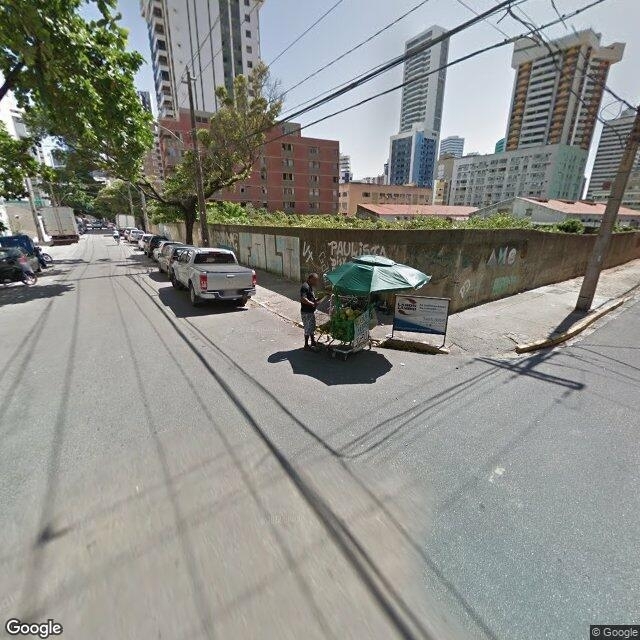 Imagem estática do "Street View" da localização