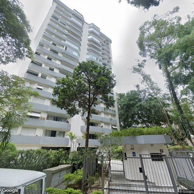 Imagem estática do "Street View" da localização