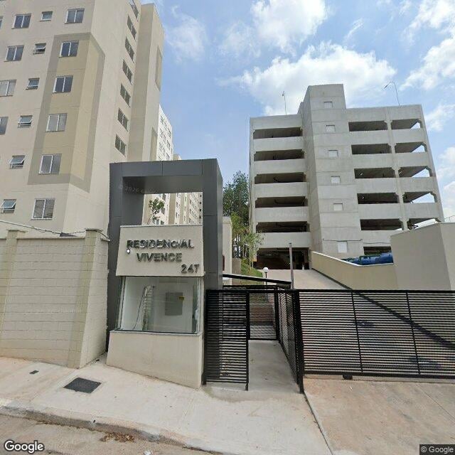 Imagem estática do "Street View" da localização
