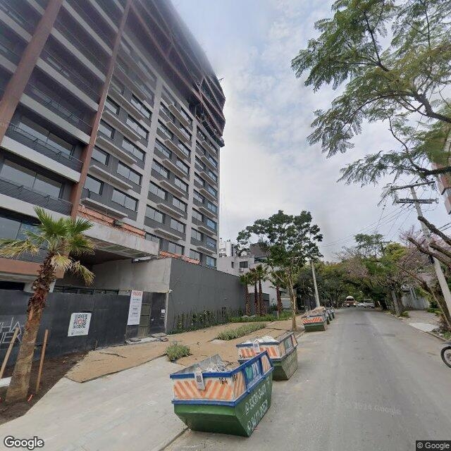 Imagem estática do "Street View" da localização