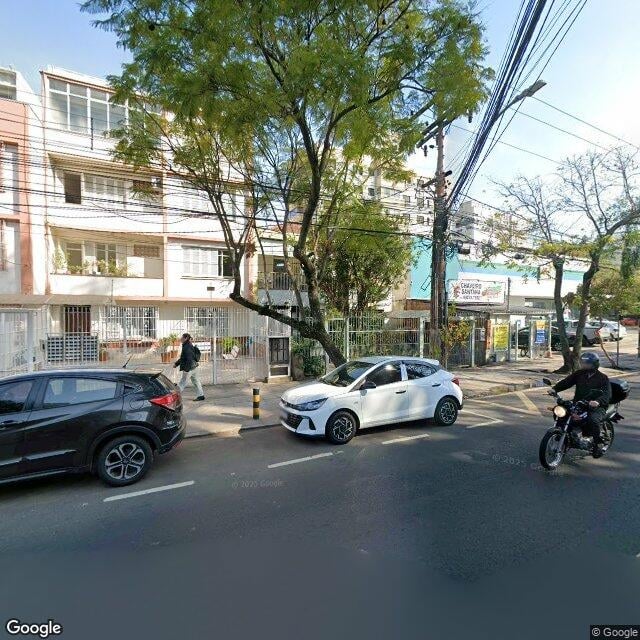 Imagem estática do "Street View" da localização