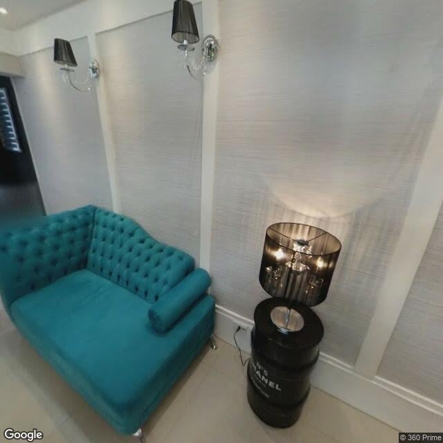 Imagem estática do "Street View" da localização