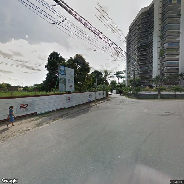 Imagem estática do "Street View" da localização