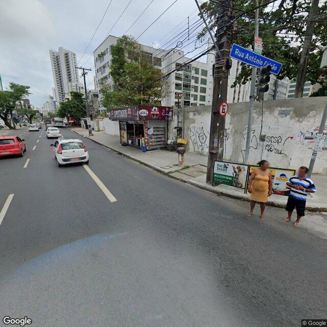 Imagem estática do "Street View" da localização