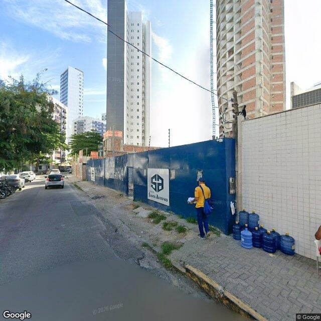 Imagem estática do "Street View" da localização