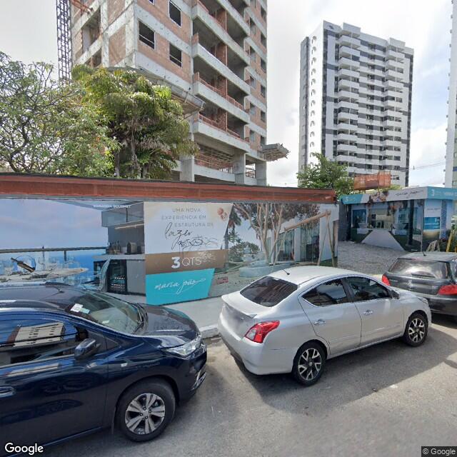 Imagem estática do "Street View" da localização