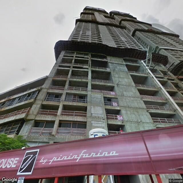 Imagem estática do "Street View" da localização