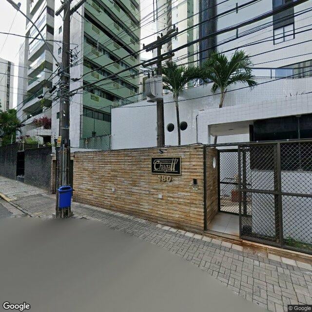 Imagem estática do "Street View" da localização