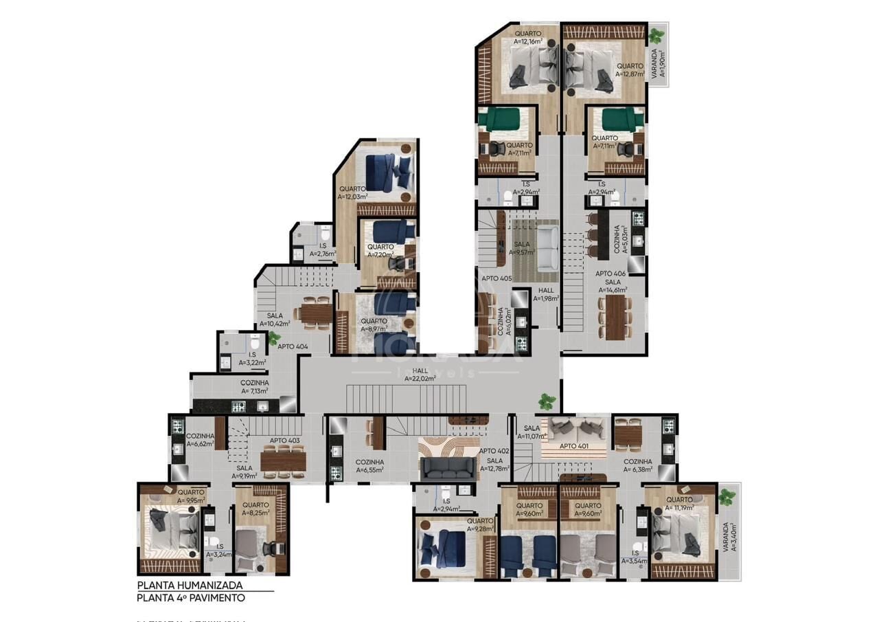 Cobertura, 3 quartos, 109 m² - Foto 12