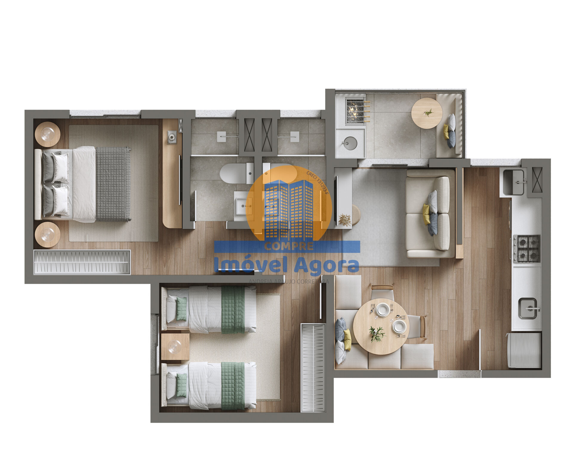 Apartamento, 2 quartos, 47 m² - Foto 5