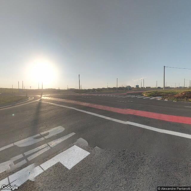 Imagem estática do "Street View" da localização