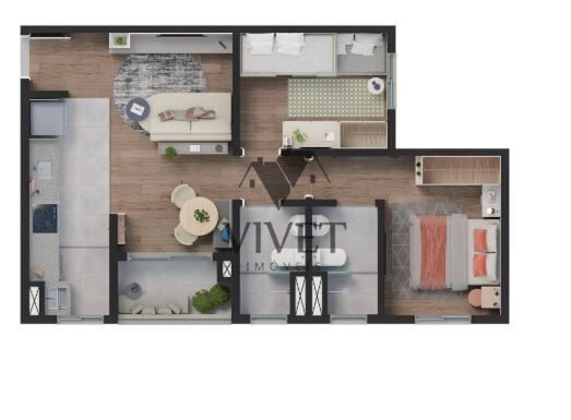 Apartamento, 2 quartos, 55 m² - Foto 9