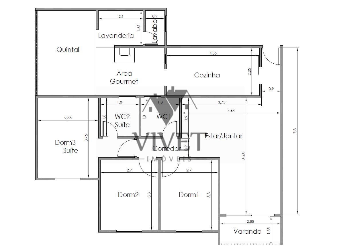 Apartamento, 3 quartos, 109 m² - Foto 46