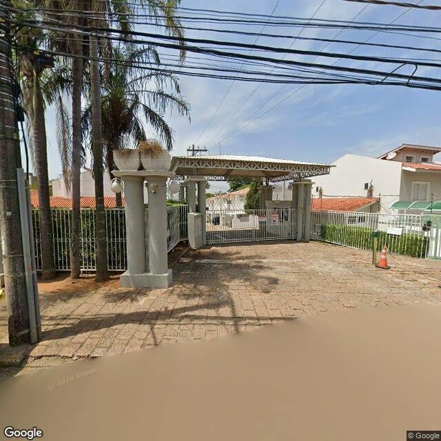 Imagem estática do "Street View" da localização