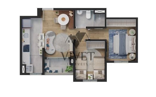 Apartamento, 2 quartos, 48 m² - Foto 8