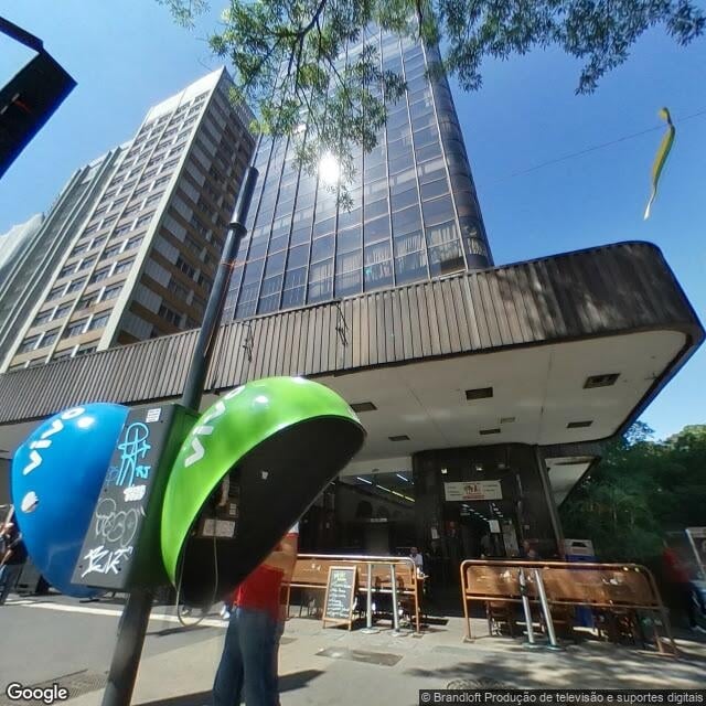 Imagem estática do "Street View" da localização