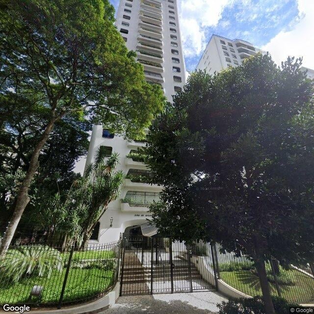 Imagem estática do "Street View" da localização