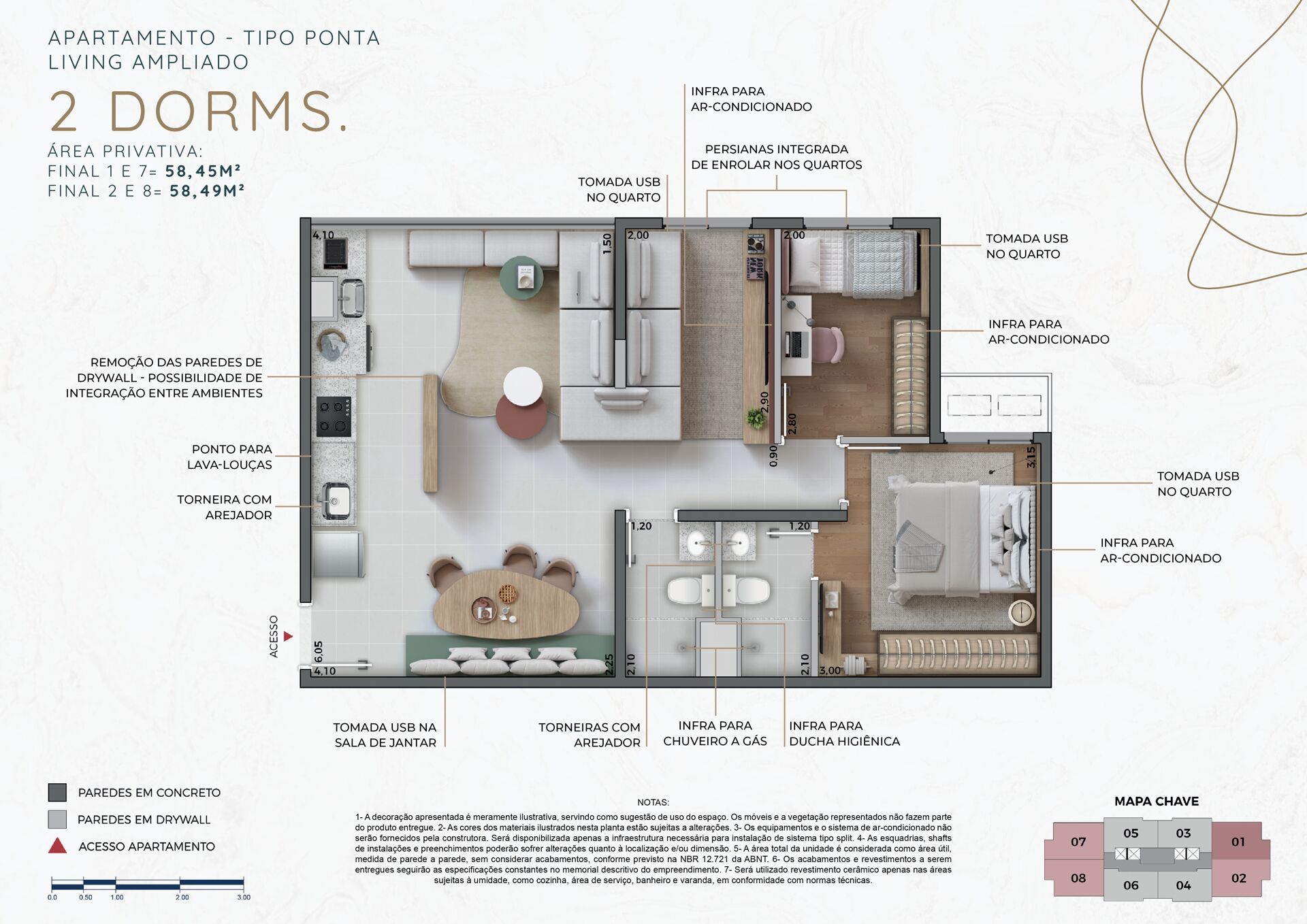 Apartamento, 2 quartos, 45 m² - Foto 28