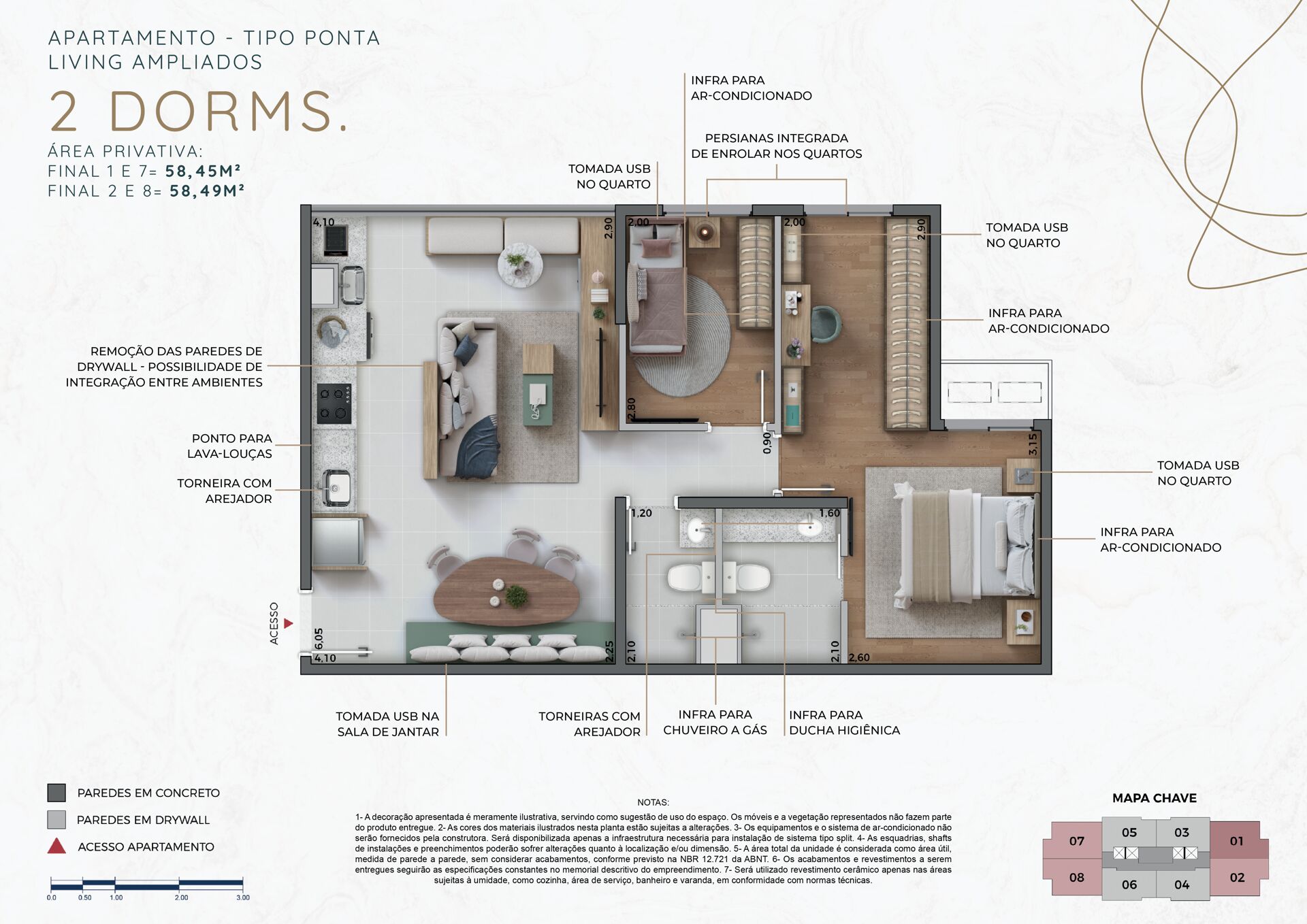 Apartamento, 2 quartos, 45 m² - Foto 29