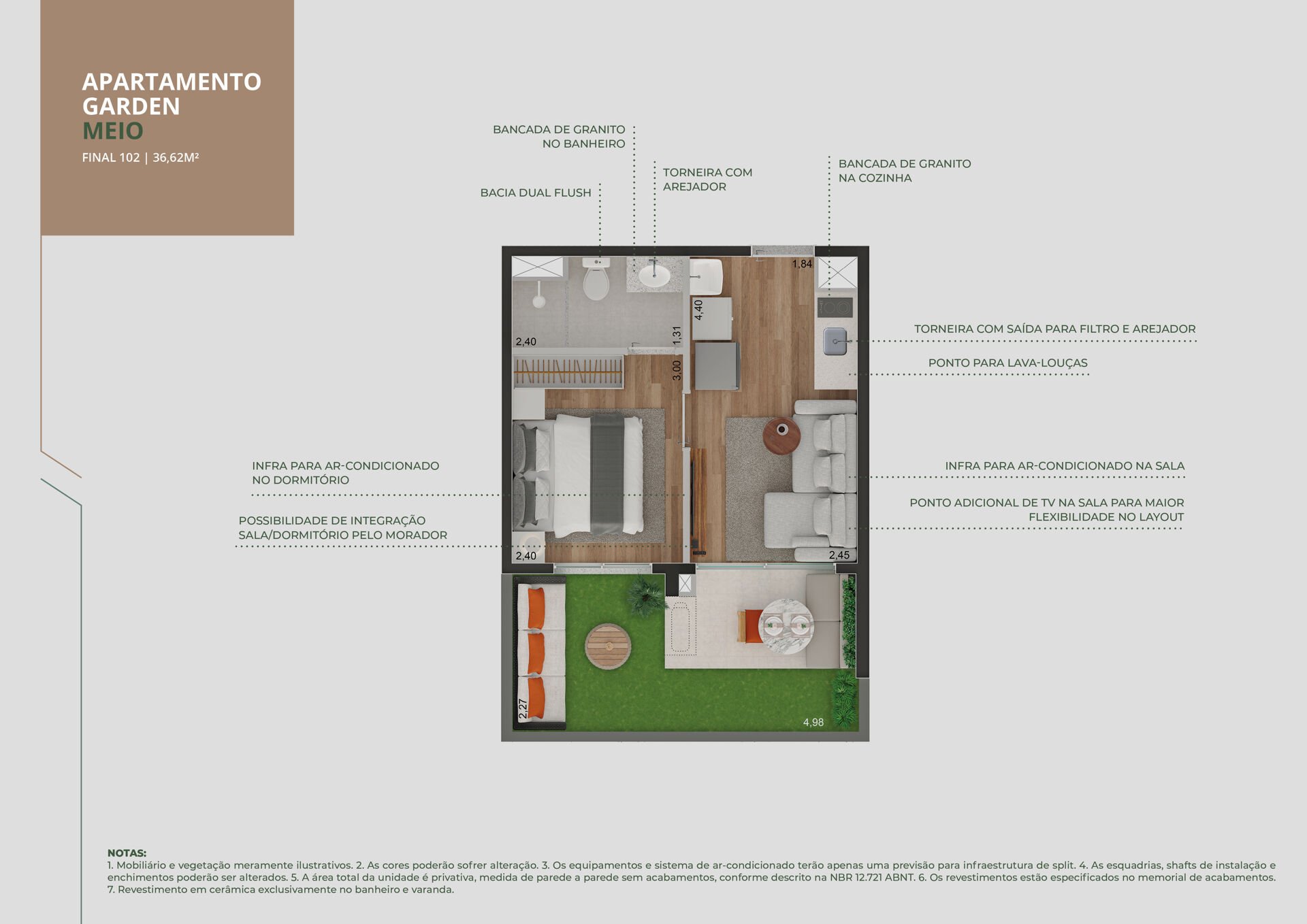 Apartamento, 1 quarto, 36 m² - Foto 14